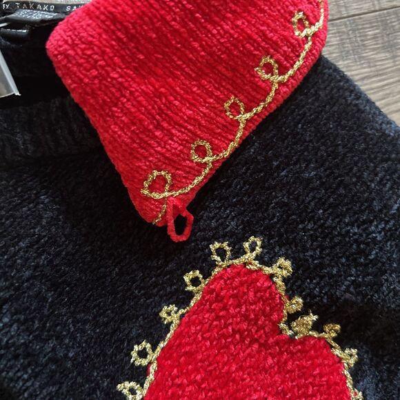 Vintage Berek Women’s Sweater XL Embroidered Heart - Picture 5 of 5